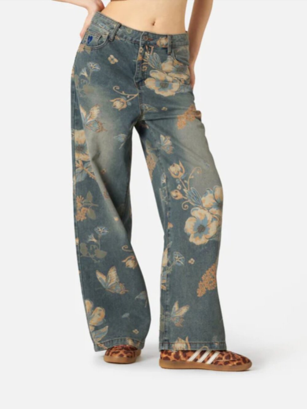 Aelfric Eden Floral Baggy Jeans - Picture 4 of 8